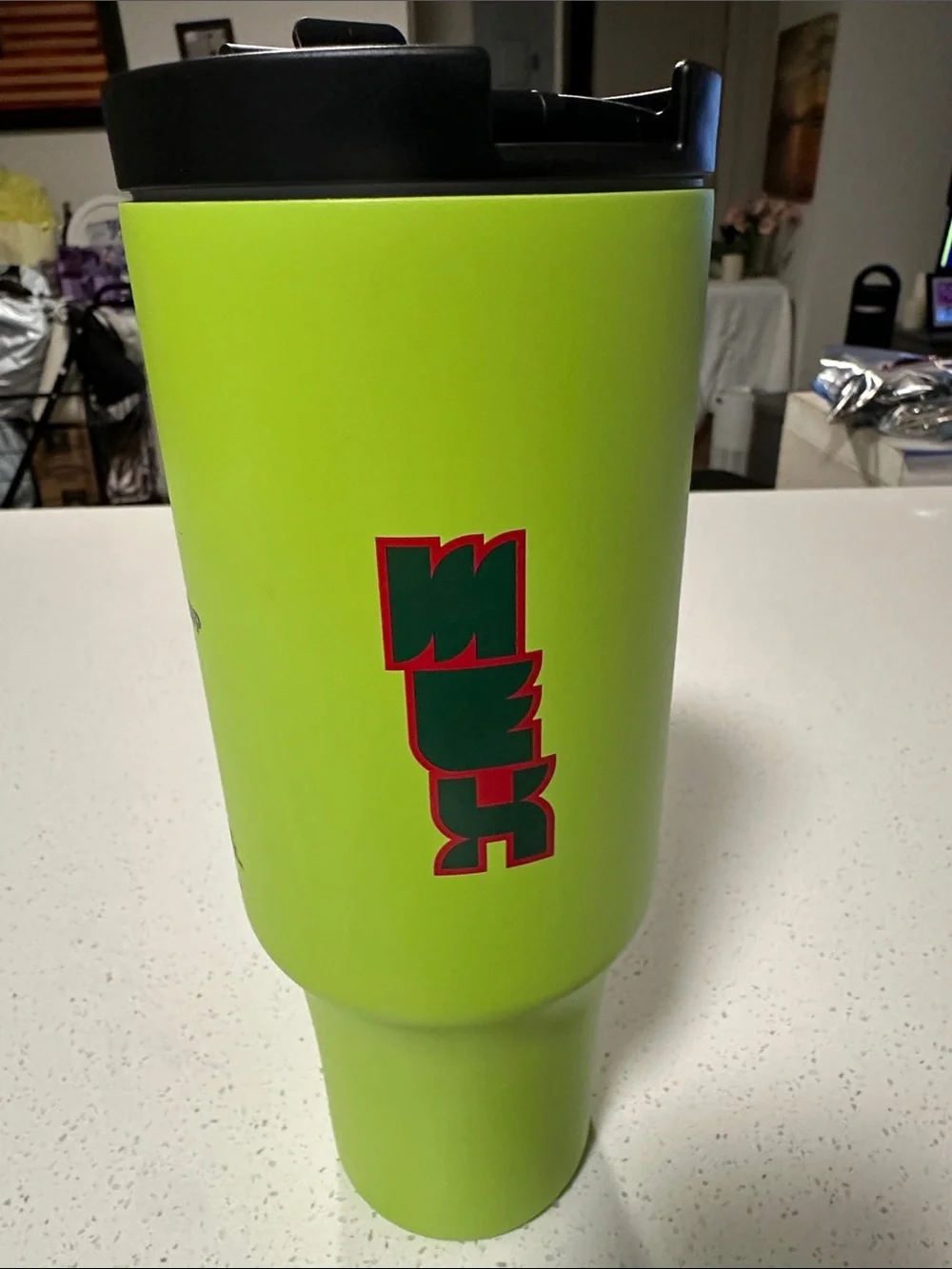Official FIFA Green 40 oz. Travel Mug with Handle - CAN MEX USA World Cup Design